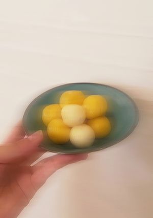 かぼちゃの月見団子-レシピのメイン写真