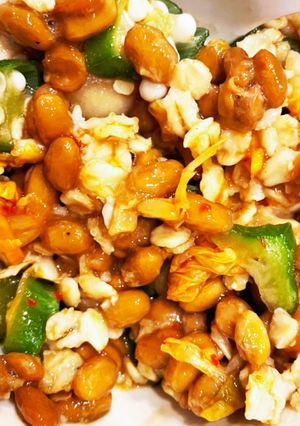 オートミールで納豆ご飯♪♪-レシピのメイン写真