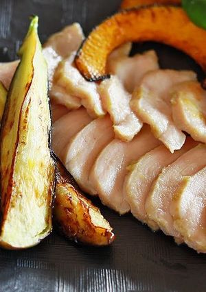 サラダチキン（柚子胡椒風味）の作り方-レシピのメイン写真
