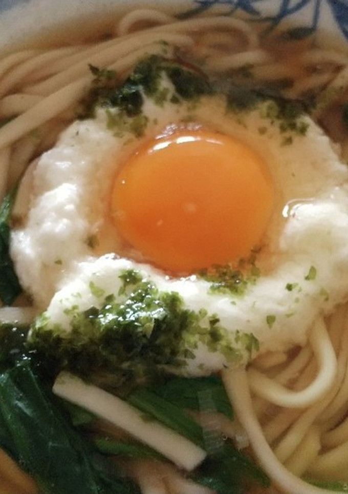 月見とろろうどん-レシピのメイン写真