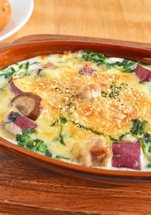 豆苗とさつまいものチキングラタン-レシピのメイン写真