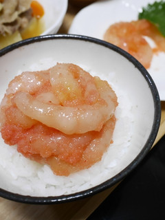 甘えびめんたい-レシピのメイン写真