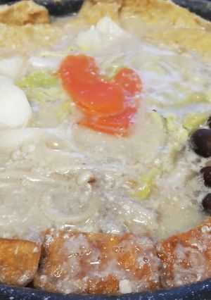 ヴィーガンさんの酒粕味噌鍋-レシピのメイン写真