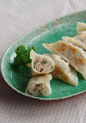 たのしい食感！ごぼう餃子-レシピのメイン写真