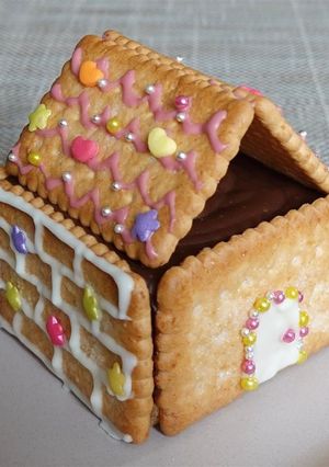 ココナッツサブレで！生チョコケーキのお家-レシピのメイン写真