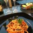 ナポリタン うどんで意外な美味しさ
