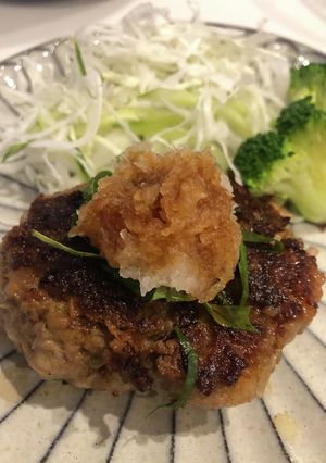 蓮根入り和風ハンバーグ-レシピのメイン写真
