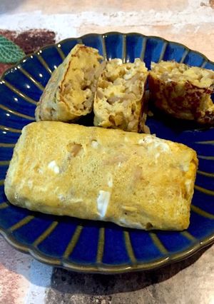 小さい卵焼き　山椒ごぼう-レシピのメイン写真