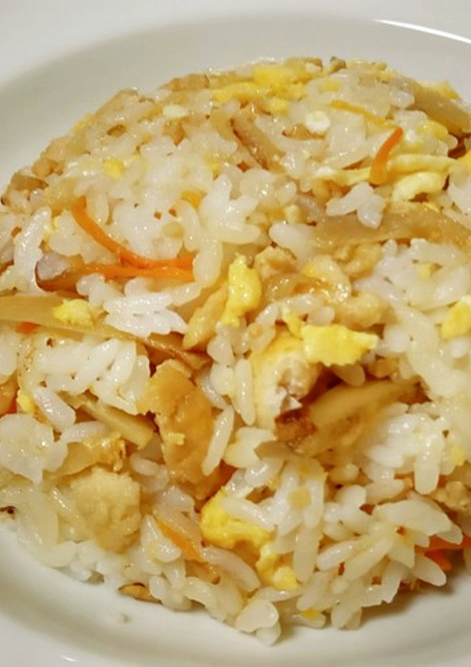 あるものを利用☆きんぴらごぼうで作る炒飯-レシピのメイン写真
