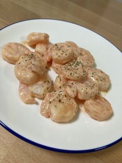 レンジでエビマヨ、簡単です。-レシピのメイン写真