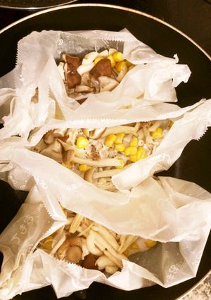鮭とキノコのバジルオイル蒸し-レシピのメイン写真