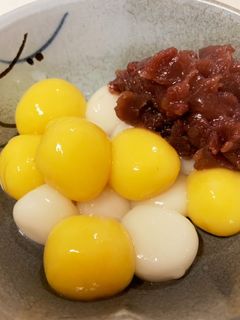 お月見 白玉団子-レシピのメイン写真