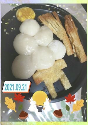 ★★簡単お月見★【十五夜】団子★食事★-レシピのメイン写真