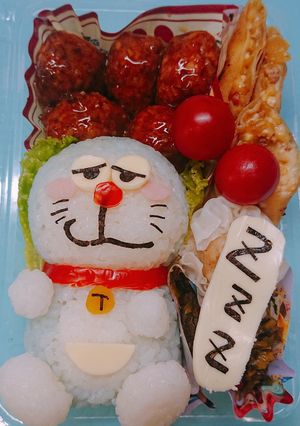 ねむねむ☆ドラえもん キャラ弁 ☆-レシピのメイン写真