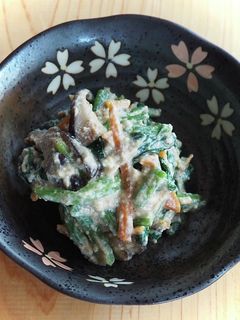 本格的♪ほうれん草で☆クリーミーな白あえ-レシピのメイン写真