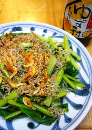 シャキシャキ小松菜のカルシウムサラダ-レシピのメイン写真