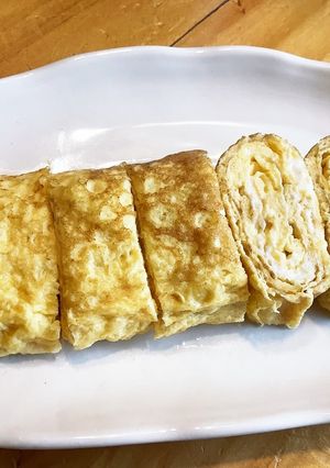 私の定番　塩味の玉子焼き-レシピのメイン写真