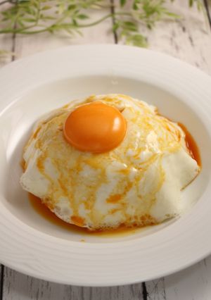 簡単！目玉焼き丼☆黄身醤油掛け-レシピのメイン写真