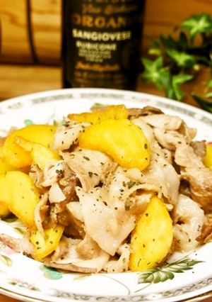 ハーブde豚肉とポテトのガーリックバター-レシピのメイン写真