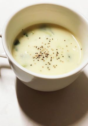 ほうれん草のクリームスープ-レシピのメイン写真