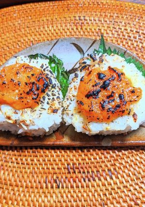 椎茸の味噌バター焼きおにぎり-レシピのメイン写真