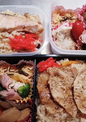 高校生息子＆旦那弁当（9/22）-レシピのメイン写真