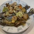 きのこと帆立、ニジマスのチーズホイル焼き