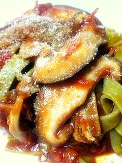 ポルチーニ・舞茸・椎茸トマトソースパスタ-レシピのメイン写真