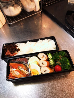 野菜たっぷり焼き鮭弁当-レシピのメイン写真