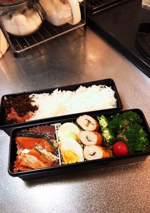 野菜たっぷり焼き鮭弁当-レシピのメイン写真