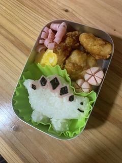 恐竜キャラ弁♪ステゴサウルス弁当-レシピのメイン写真