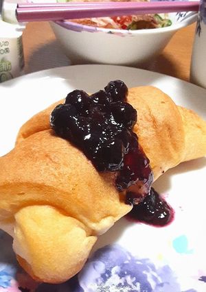 ★ブルーベリージャムのクロワッサン★-レシピのメイン写真
