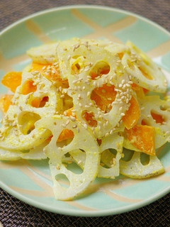 ベジ♪れんこんのカレーマヨサラダ-レシピのメイン写真