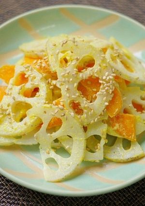 ベジ♪れんこんのカレーマヨサラダ-レシピのメイン写真