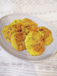 離乳食☆かぼちゃとブロッコリーのおやき-レシピのメイン写真