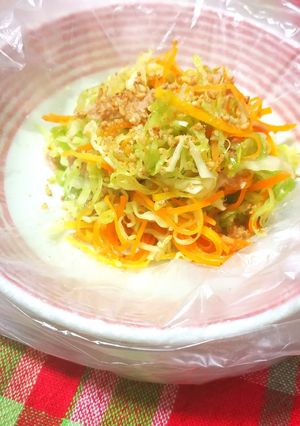パッククッキング★キャベツの胡麻和え-レシピのメイン写真