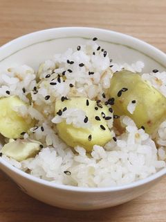 ストウブで炊く栗ご飯-レシピのメイン写真