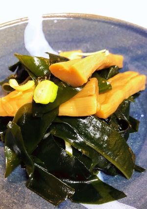 簡単おつまみ　わかめとメンマの炒めもの-レシピのメイン写真