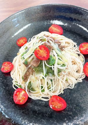 しまなみリーフのペペロンチーノ風-レシピのメイン写真
