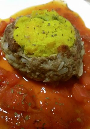 かぼちゃハンバーグ-レシピのメイン写真