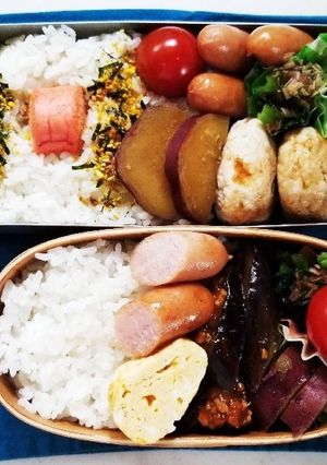 麻婆茄子弁当(9.22)-レシピのメイン写真