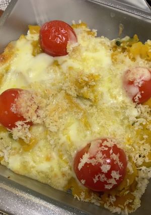 味変！かぼちゃマッシュのチーズ焼き-レシピのメイン写真