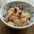 金時豆でホクホクお赤飯