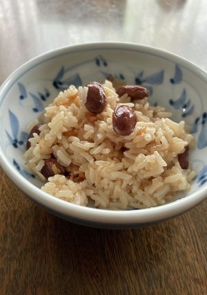 金時豆でホクホクお赤飯-レシピのメイン写真