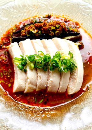 炸醤入りのタレで作るよだれ鶏-レシピのメイン写真
