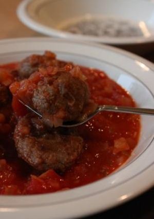 ミートボールのトマト煮♪-レシピのメイン写真