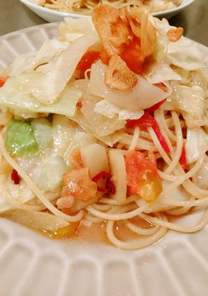 アンチョビキャベツとじゃがいものパスタ-レシピのメイン写真