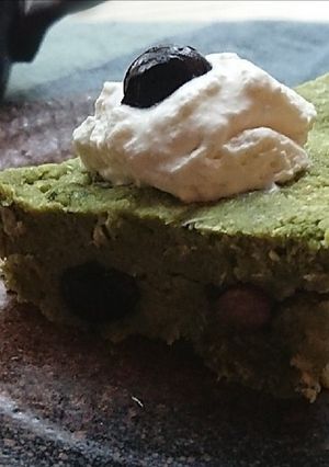 簡単レンジで5分!おからの抹茶蒸ケーキ-レシピのメイン写真