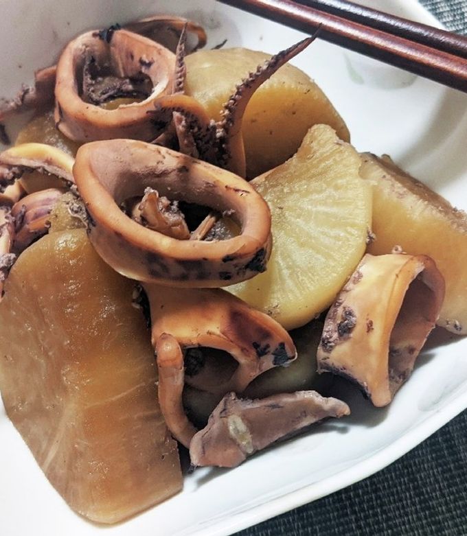 炊飯器でしみしみ柔らかイカ大根-レシピのメイン写真