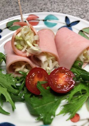 酢キャベツハムづつみ-レシピのメイン写真